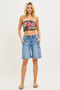 RISEN 2-Button Slouchy Jorts with Pockets