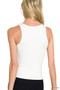 Zenana Premium Rayon Double Layered Round Neck Tank Top