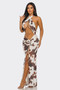 Wild Heat Cutout Maxi Dress
