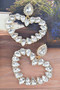 Heart Shape Stone Earrings
