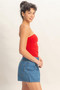 Ruched Bandeau Top​​