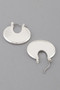 Rising Disk Hoop Earrings​