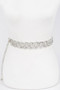 Rhinestone Oversized Plus Size Chain Belt