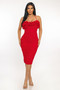 Passion Bloom Ruched Dress