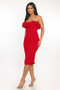 Passion Bloom Ruched Dress