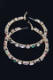Multi Rhinestone Hoop Earring