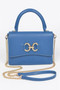 Faux Leather Top Handle Bag​​​​​