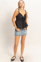 Tie Front Spaghetti Strap Top​​
