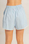 Scallop Trim High-Waisted Shorts​​​