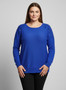 Sequin Shoulder Knit Tunic Top​