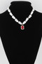 Multi Stone Pendant Necklace