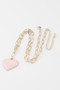 Solid Heart Chain Necklace