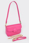Faux Leather Shoulder Bag