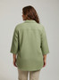 Sand Utility Button Front Shirt Tunic