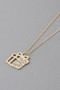 Merry And Happy Gift Necklace