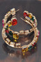 Stone Hoop Earring