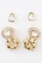 Jeweled Teardrop Gift Earring Set