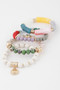 Multi Crystal Pendant Bracelet