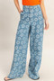 Floral Wide-Leg Pants