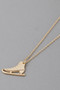 Ice Skates Pendant Necklace