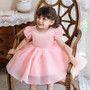 Summer Baby 1St Year Birthday Party Dress Flower Girl Wedding Baby Princess Dress Trendy Tulle Children'S Dress