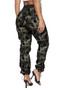 Women Denim Camo Cargo Pants