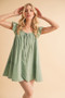 Aemi+Co Ruffled Cap Sleeve Cotton Tunic Mini Dress