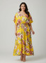Mlle Gabrielle Floral Dress - Plus Size