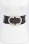 Rhinestone Buckle Stretch Belt​​