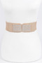 Rhinestone Metal Buckle Stretch Belt
