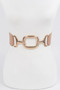 Multi Metal Buckle Stretch Plus Size Belt