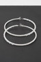 Rhinestone Crystal Hoop Earrings