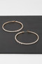 Rhinestone Crystal Hoop Earrings