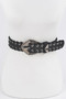 Multi Metal Eyelet Belt