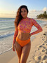 Sunset Dreamer Two Piece Long Sleeve Rashguard