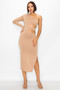One Shoulder Maxi Dress With Waist Cut Out​