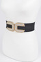 Rhinestone Buckle Stretch Belt​