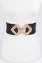 Big Metal Buckle Stretch Belt