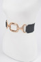 Metal Buckle Stretch Waist Belt​