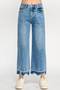 Tummy Control High Rise Crop Wide W/ Released Hem