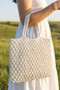 Fame Braided Square Tote Bag