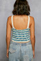 POL Cropped Crochet Cami with Scalloped Edge