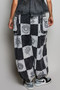 POL Drawstring High-Rise Patchwork Jogger Pants