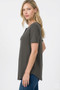 Zenana Short Sleeve Button Down Top