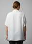 Zip-Front Collared Utility Knit Top​​​