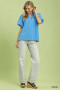Umgee Button-Down Puff Sleeve Shirt