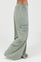 Mineral Wash Wide Leg Cargo Pants
