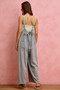 SO ME Wide Leg Lightweight Denim Overalls