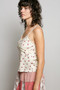 POL Star Printed Lightweight Ribbed Knit Cami