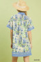 Umgee Mix Abstract Print Mini Dress